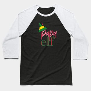 Papa Elf Christmas shirt Baseball T-Shirt